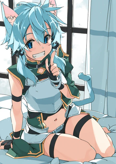 ケットシーです、通してください((((=゜ω゜)#猫の日 #SAO 
