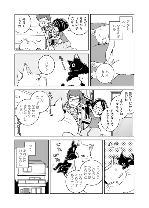 #猫の日 と聞いたので(2年ぶり3度目)
いや、最近はどちらかといえば、犬寄りのマンガを描いているんですが…(1/4) 