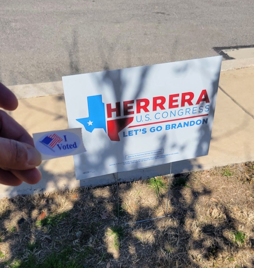 It has begun. Early voting in Texas started Feb 20th, and the Primary is on March 5th! Let’s win this together 💪🇺🇸