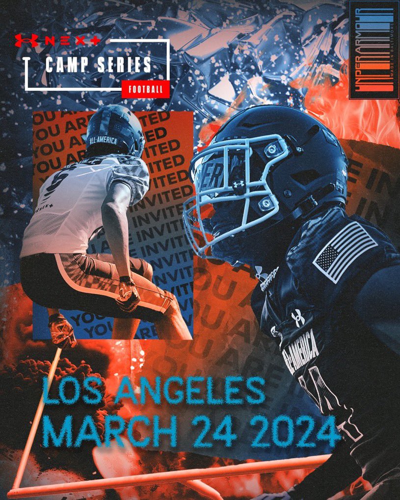 Excited to announce I will be competing at the #UANext camp! Thank you for the invite @TheUCReport @CraigHaubert @DemetricDWarren and @TomLuginbill.