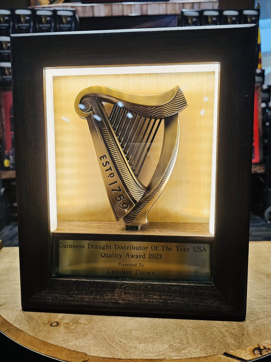 Annual St Paddy’s Day Kick Off and 1st annual Guinness Quality Award for the BEST in quality PINT across the USA! ☘️🍺