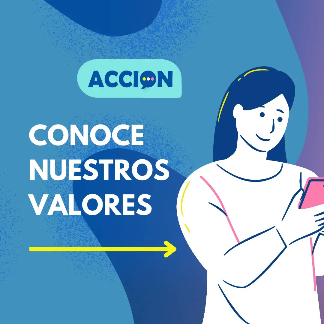 ACCION_Ecuador's tweet photo. Hola! Te contamos un poco de nuestros valores 💪🏻💪🏾 Cuéntanos qué te parecen y activa tus notificaciones para asistir a nuestros próximos eventos! 🇪🇨🤗

#ACCION #IdeasEnACCION #UnidosEnACCION #ACCIONEcuador https://t.co/gKHCWL8uhd