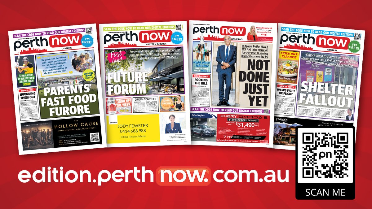 How a Starbucks is causing dramas, a first look at Floreat Forum's transformation, Quigley's mission before retirement, and Ruah continues its fight for a safe space for women, all in today's <a href="/perthnow/">PerthNow</a> newspapers.