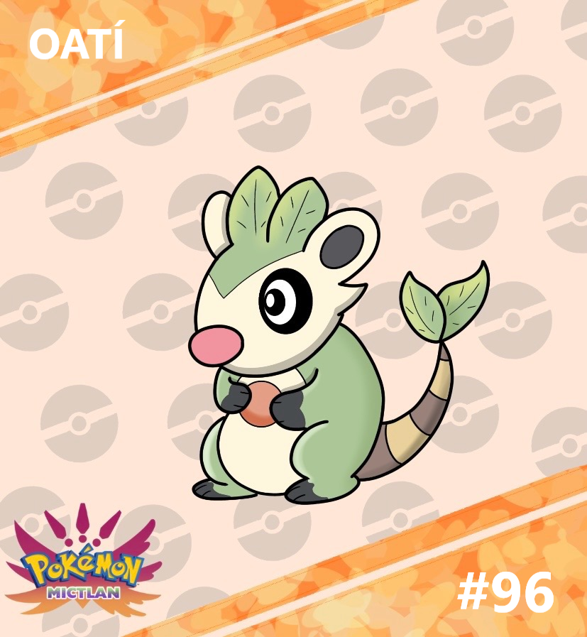 PokeMictlan's tweet photo. Te presentamos a "OATÍ" un pokemon travieso que a menudo quiere jugar con los humanos, además, por su nobleza agradece siempre con regalos frutales a quien pase tiempo junto a él. 🥥🌿

#Pokemon #pokemonmexico #pokemictlan #pokemonmictlan #comunidadpokemon https://t.co/26iwoX5oml