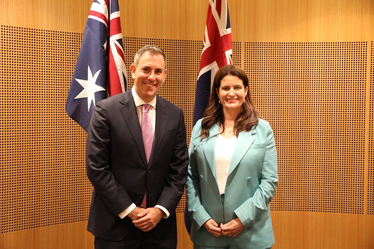 Jim Chalmers MP (@jechalmers) on Twitter photo Thanks to NZ Finance Minister <a href="/NicolaWillisMP/">Nicola Willis</a> for another very productive conversation, this time in-person in Sydney, on the energy transformation, the Pacific, and making the next 40 years of closer economic relations even more beneficial than the last. #auspol #ausecon #nzpol Thanks to NZ Finance Minister <a href="/NicolaWillisMP/">Nicola Willis</a> for another very productive conversation, this time in-person in Sydney, on the energy transformation, the Pacific, and making the next 40 years of closer economic relations even more beneficial than the last. #auspol #ausecon #nzpol
