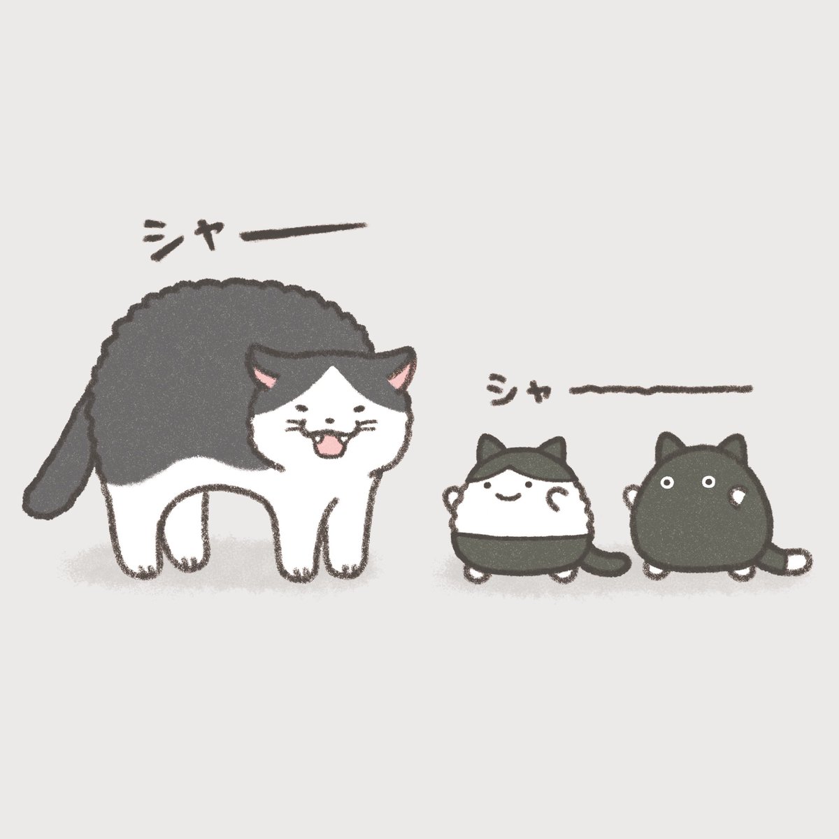 nandemoikimono's tweet photo. ネコとねこおにぎり
#猫の日 https://t.co/vkEZp1ABHZ