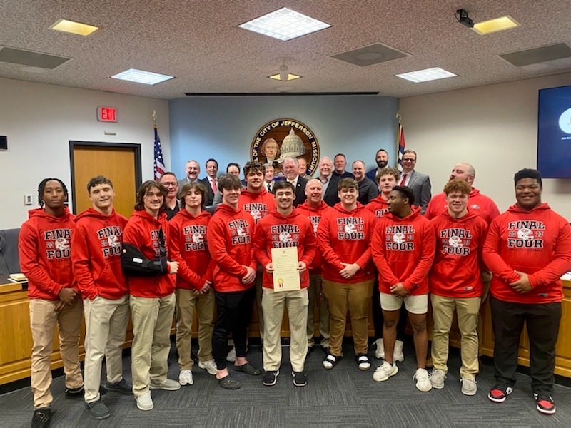 Thank you to Mayor Fitzwater and the City Council for the Proclamation for our Final Four season.  We are blessed and thankful to have such wonderful support from our community.  Proud to represent JC. ⁦<a href="/RonFitzwater/">Ron Fitzwater</a>⁩ ⁦⁦<a href="/JCSchools_/">JC Schools</a>⁩ ⁦⁦