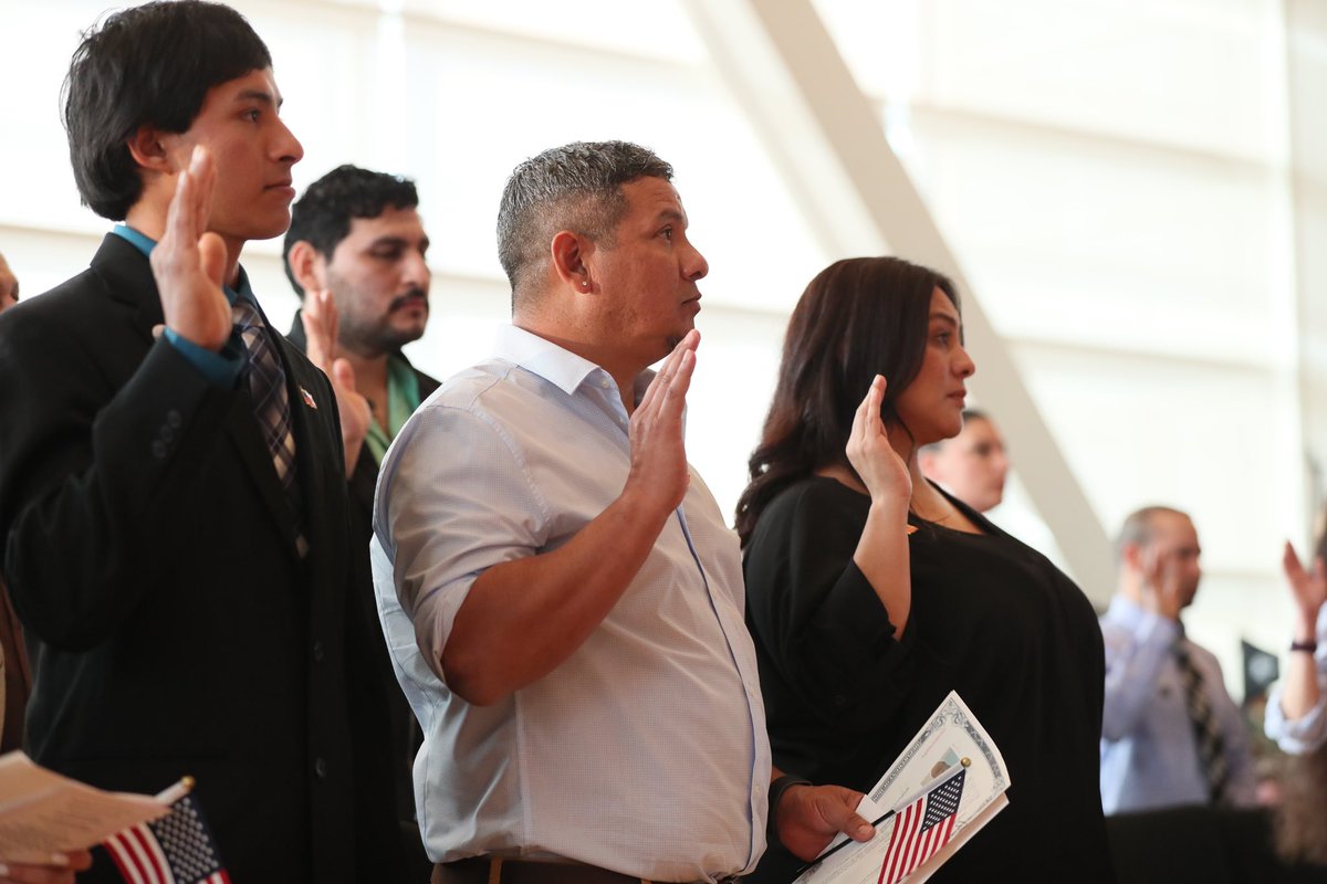 Today, in partnership with U.S. Customs and Immigration Services ...