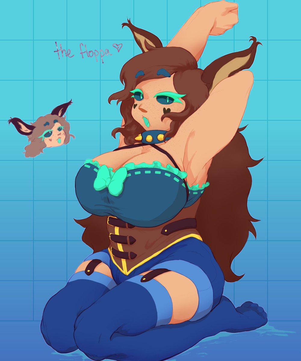 commission for <a href="/CyanHyprPsychic/">cyanhyprpsychic.bsky.social</a> 

her oc, Mint