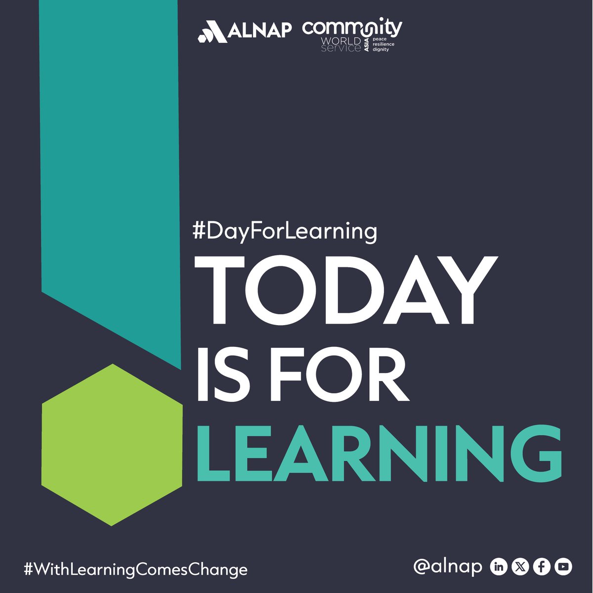 Do you ♥️ learning?
@ALNAP knows there's a greater need than ever to unlock rich learning already within our sector to tackle humanitarian challenges head on.
Join us on a new journey to transform humanitarian learning
#WithLearningComesChange #DayForLearning #UnlockLearning