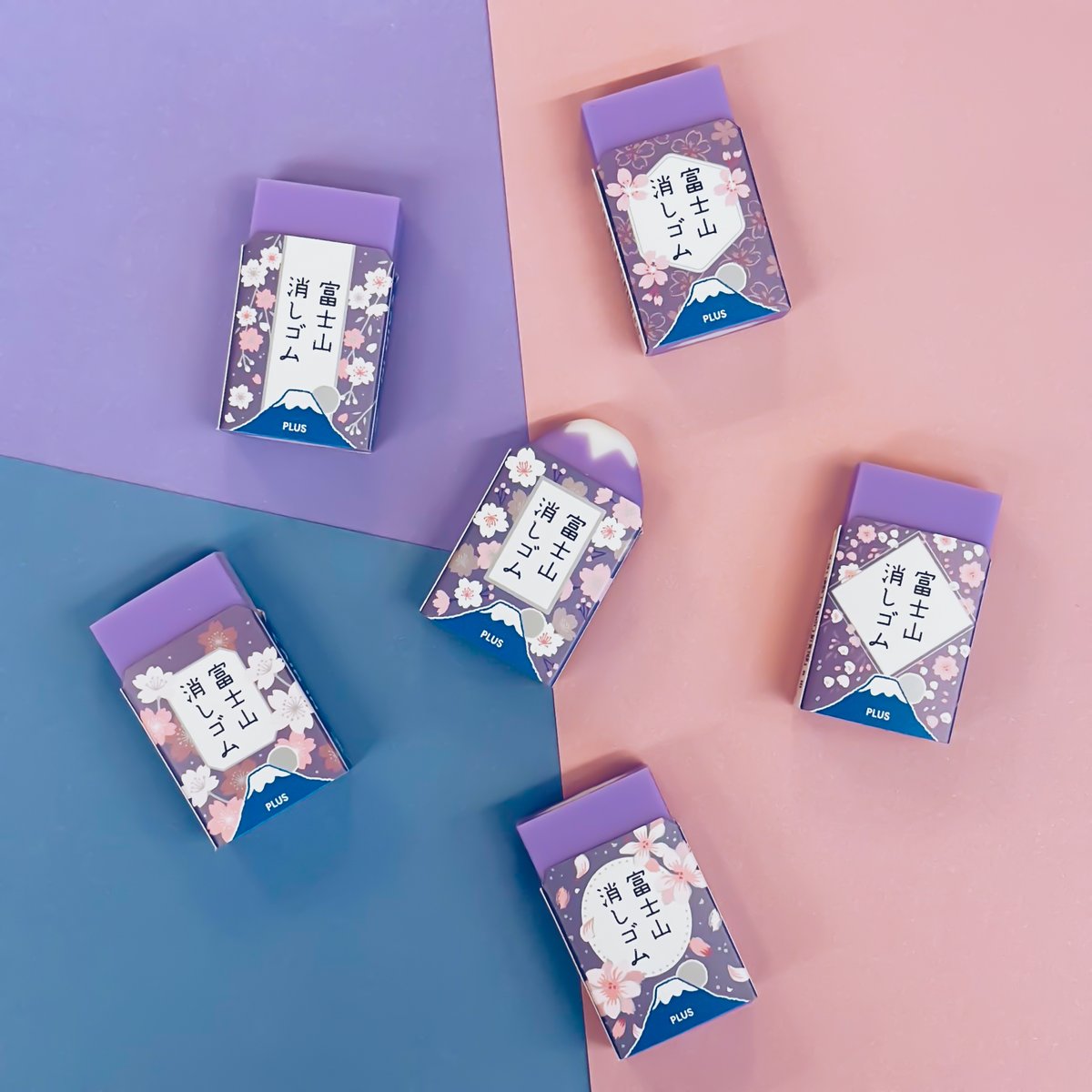 本日発売】 今日 #富士山の日 に合わせて「エアイン 富士山消しゴム