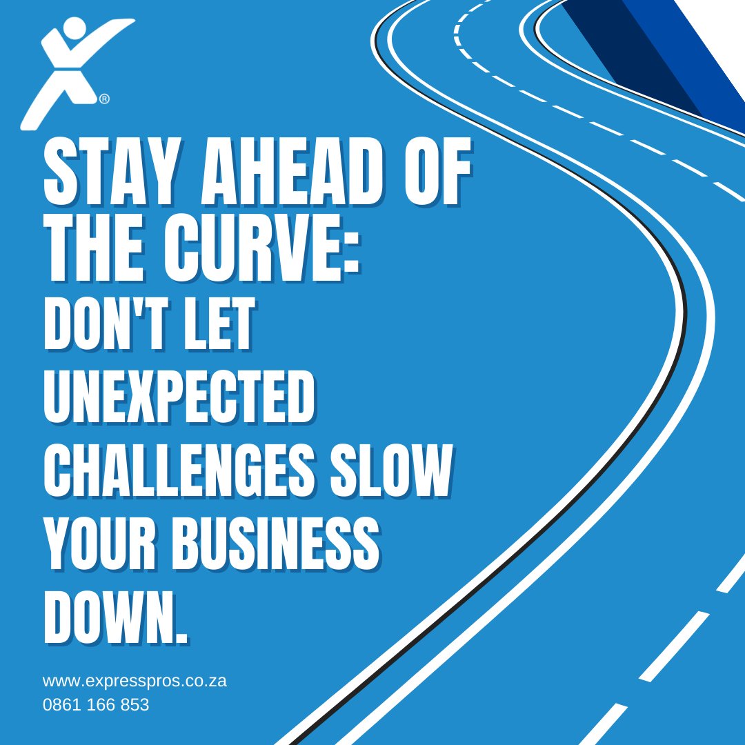ExpressSA's tweet image. Don&apos;t let unexpected challenges slow you down! Stay ahead of the curve with our contingency staffing solutions designed to keep your business agile and productive. Whether it&apos;s a sudden surge in workload or unexpected absences, we&apos;ve got your back. #AgileBusinessSolutions