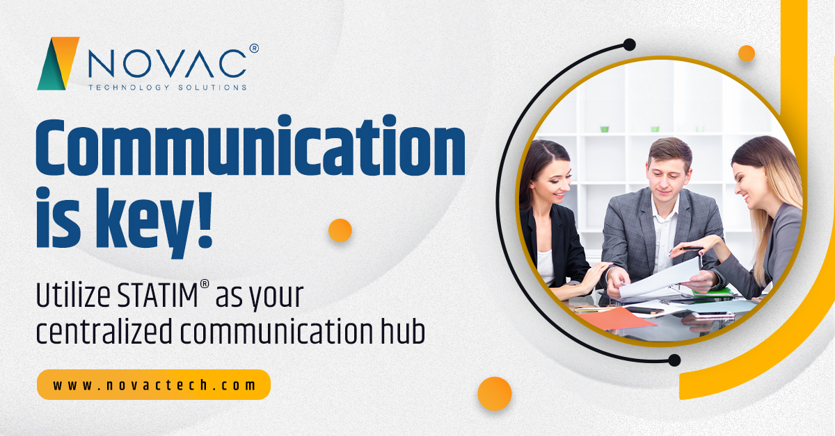 NovacTechnology's tweet photo. Insurance institutions can leverage STATIM® to facilitate smooth interactions between clients, agents, and stakeholders. Break down silos and foster collaboration effortlessly
Visit 👉https://t.co/Iq4bATgYlY
#novactech #Statim #insuranceindustry #insurancesolutions #communication https://t.co/bC6KBZMtmZ