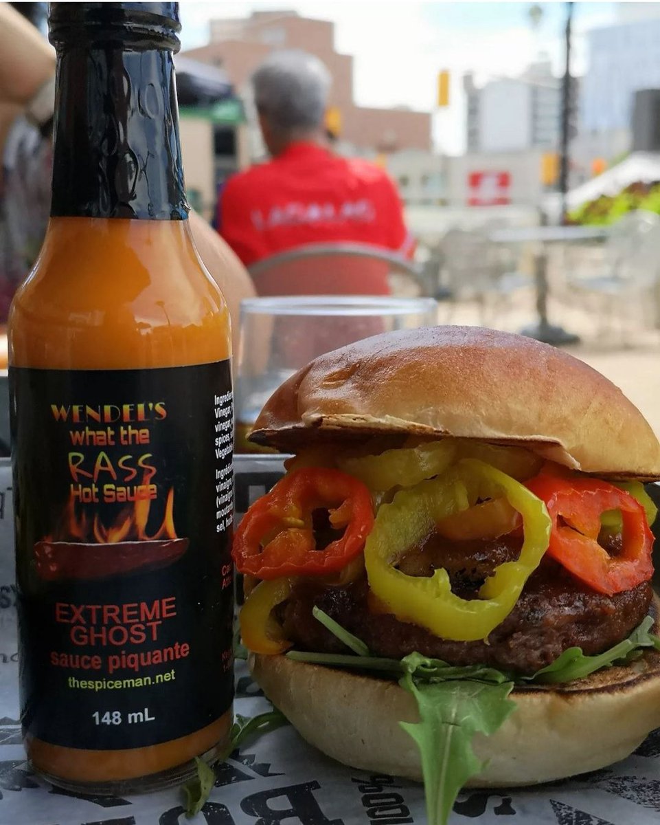 ThespicSpiceman's tweet photo. Your burger is not complete until you add Wendels hot sauce the evolution of the condiment #hotsauce #burger #hamburger https://t.co/mK551d2sRB