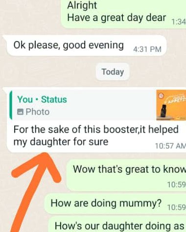 AuntPorridge's tweet photo. Look no further, See results in 2 weeks!
low Appetite, Weight, immunity, and mothers low in breast milk supply? Our products will stand in to help you when no one else is...we guarantee results in just 2 weeks๐๐๐....#Feedbackthursday https://t.co/yn4k3p230f