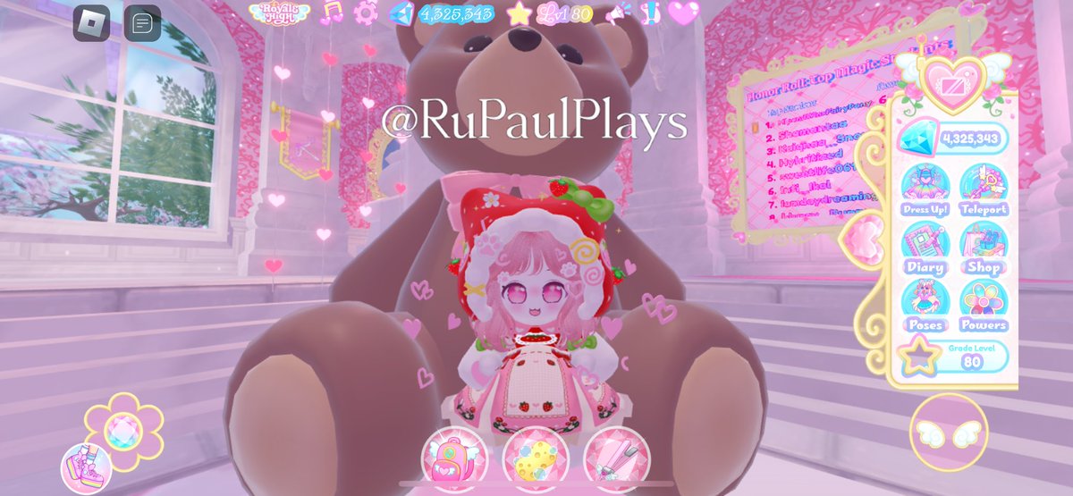 ˚　*　　　. ✦　　　.　　. 　 ˚　.　　　　　 . ✦　　　 　* ˚　　　　       
— Special Valentines 4,300,000 Diamond  #royalehigh giveaway ❤️💝💘

(70 Winners Win 61,428 Diamonds Each)
• follow me + w/ 🔔 notifs 
• like + retweet 
• reply when done ✅ 

— hcs: stay active!!