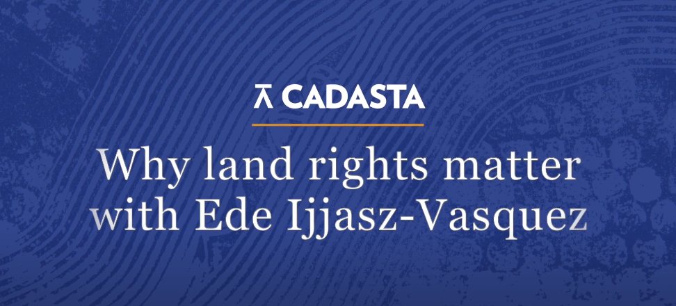 In this video that I prepared as part of the @CadastaOrg Board of Directors video series, I discuss how #technology and #community engagement can scale up #land rights for vulnerable groups globally youtube.com/watch?v=W8YBeA…