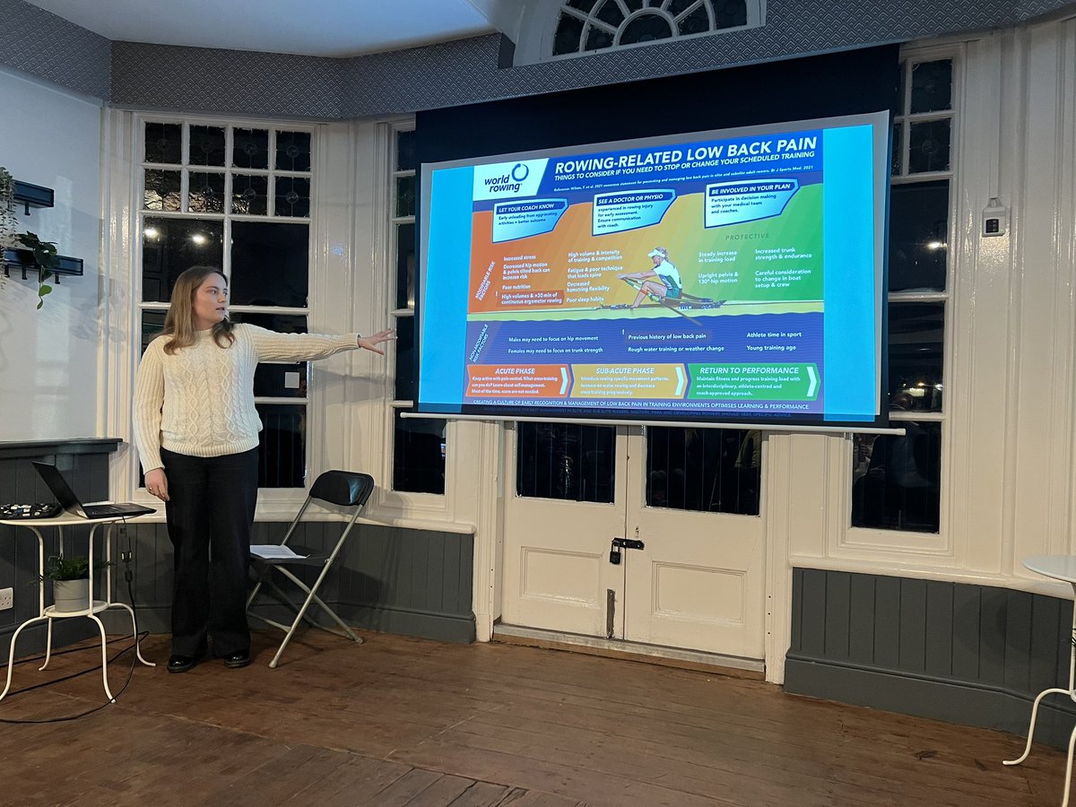 A very interesting talk tonight on back pain and stretching, hopefully we can all try and look after ourselves better