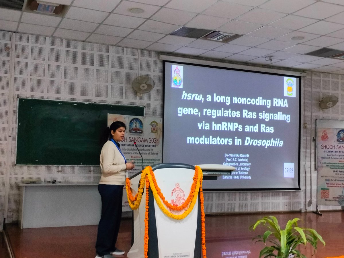 Shodh Sangam Day 2 begins with amazing session 4 chaired by Dr Richa Arya as our Zoology Department scholars, specializing in Drosophila studies, present their findings in the oral talks! Scholars delve into an intriguing world of fruit flies, covering behaviour to genetics.