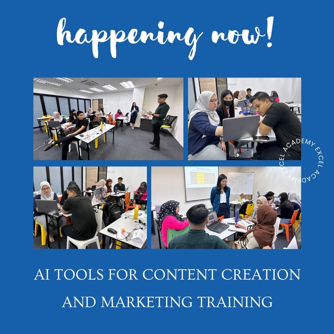 1. Creating Creative Presentation Using Microsoft PowerPoint for FELDA Plantation Management Sdn Bhd
2. AI Tools for Content Creation and Marketing - Public Training⁣
#HRDCorpClaimable #InHouseTraining #PublicTraining  #MicrosoftPowerPoint  #FELDAPlantationManagementSdnBhd