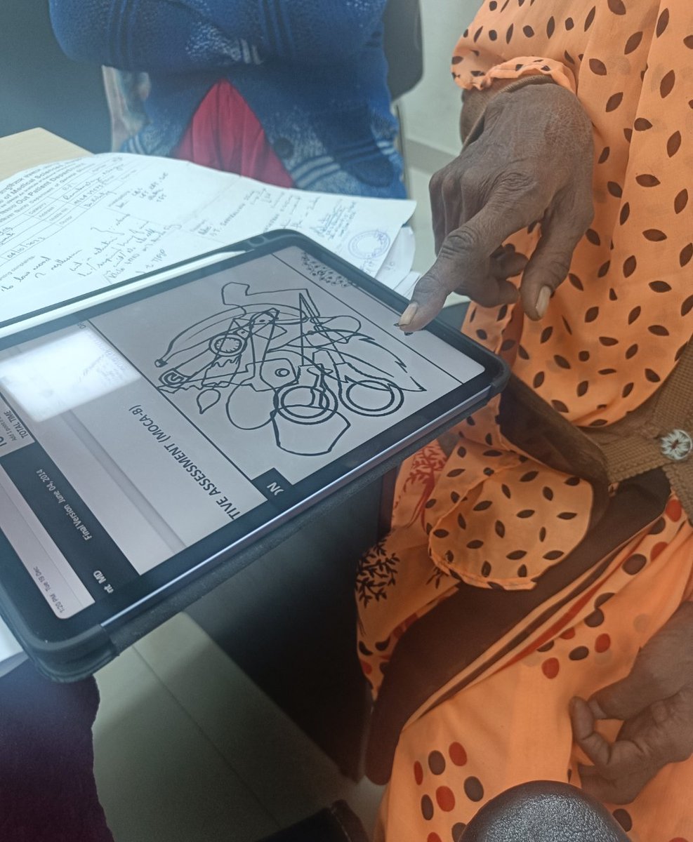 Did a cognitive assessment when our printers stopped working and witnessed the excitement on a 50 year old woman's face, seeing an iPad for the first time. Found myself delighted at how it was just as much as a little child who saw a new toy :)
#HandsInPsychiatry #mentalhealth