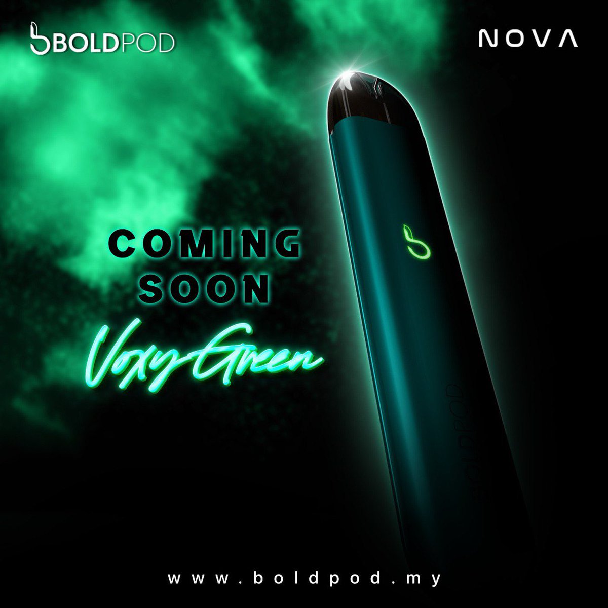 BoldpodMy's tweet photo. Sudah lama mencari alternatif berhenti merokok tapi masih gagal? 
.
Kini anda mempunyai lebih pilihan untuk berhenti merokok dengan bergaya dan lebih puas.
.
Kami akan tampilkan “Voxy Green” &amp; “Dusty Red” sebagai alternatif berhenti merokok anda.
.
#boldpod #boldpodnova https://t.co/iZOSmE2WuL