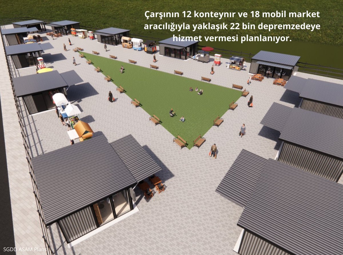 📍 Hatay 

🏪 Heyecanlıyız! WFP ve <a href="/sgdd_asam/">SGDD - ASAM</a>, Hatay'da yeni bir pazar yerinin kurulum hazırlıklarına başladı. Bu girişim, depremden etkilenen küçük ölçekli gıda işletmelerini destekleyecek ve 22,000 kişiye hizmet verecek. 🌍💙 #Depremİyileştirme #Buradayız