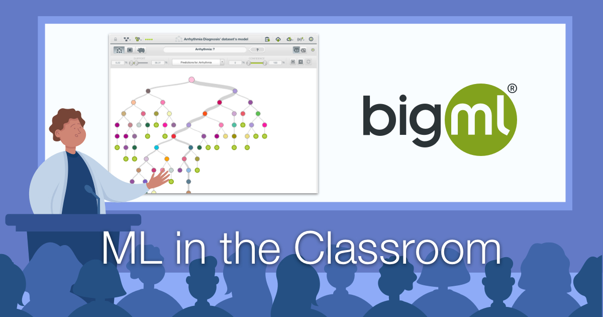 🎓 #MachineLearning in the #Classroom: Building #FutureLeaders blog.bigml.com/2024/01/03/mac…… Discover why 850+ #universities & #schools globally have chosen #BigML to shape over 12K #students into the future wave of #MLprofessionals. #QualityEducation #Certifications #TechEducation