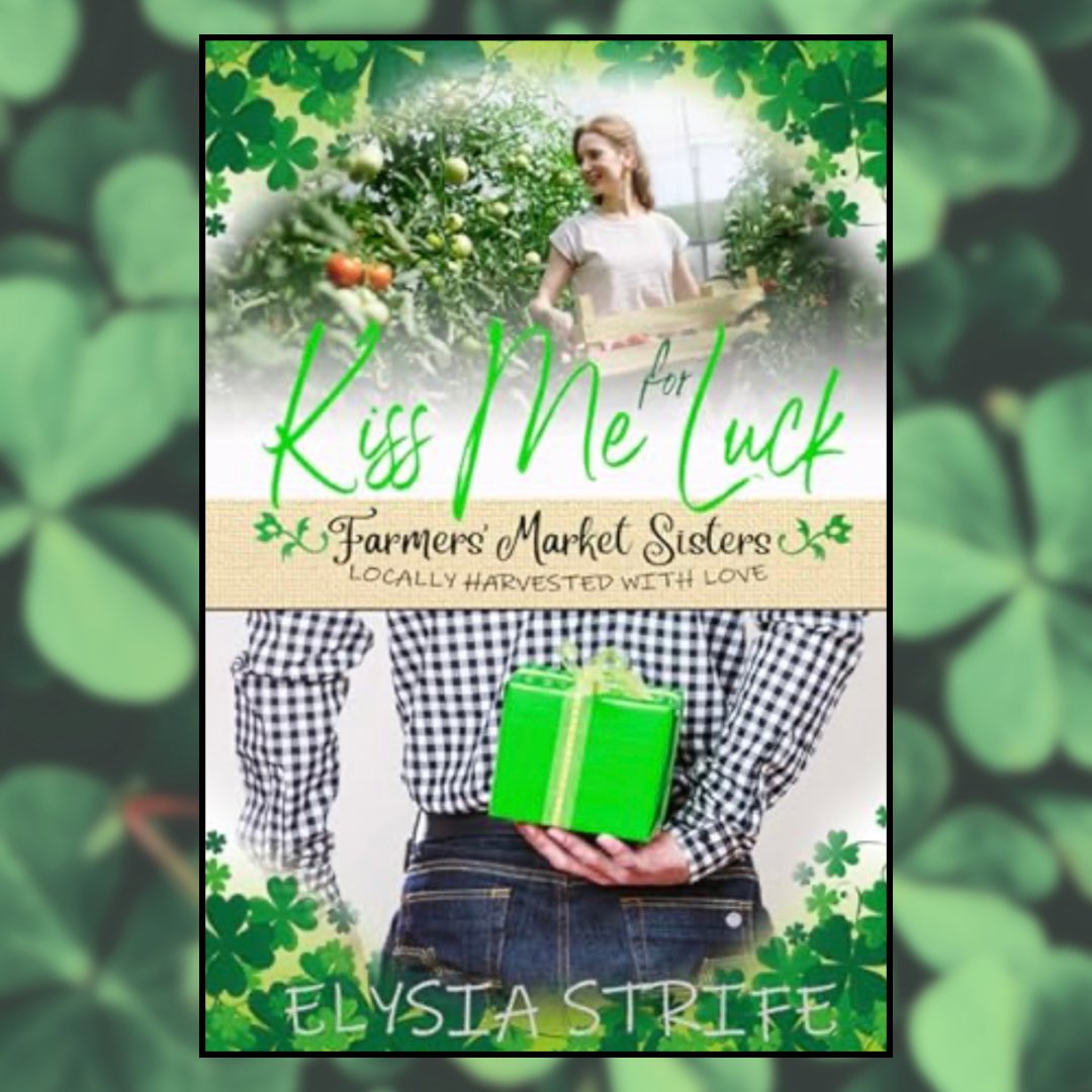 BookwormAsheley's tweet photo. Kiss Me for Luck (Farmers’ Market Sisters #2) by Elysia Strife

My first holiday themed story  centered around St Patrick’s Day. I like these stories for their sweet romances and how stress-free they are. Plus I love the farm and all the animals. @ElysiaLStrife https://t.co/G9jLEYGg6g