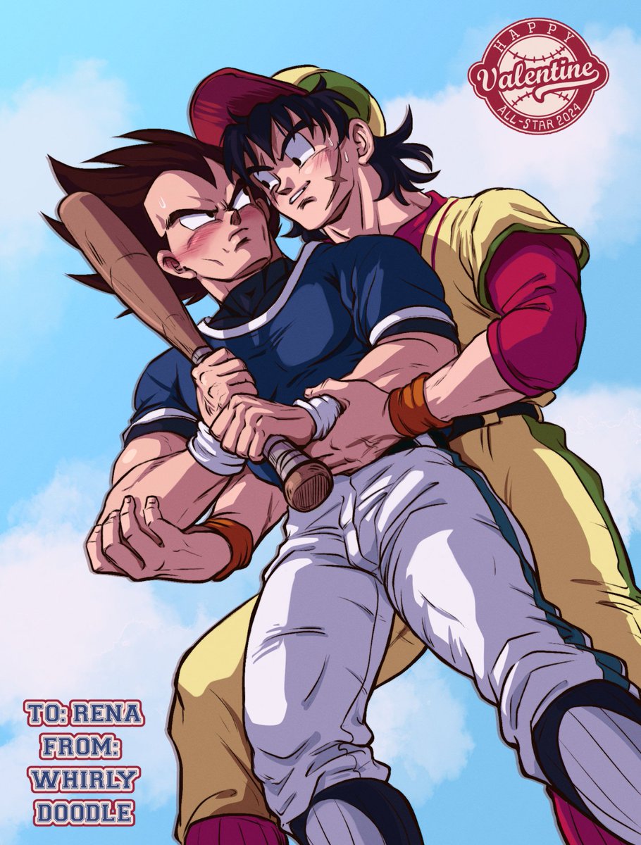WhirlyDoodle's tweet photo. Happy Valentine's Day! 💗⚾🧢
🐺🥗 Yamcha x Vegeta for @Rena_Ikari . Thank you for your request, I had a lot of fun with this one 💕💗💕💗
myart / #ヤムベジ/ ヤムチャ / ベジータ / #YamGeta / (VegeYam) / Valentine https://t.co/CvYX5a7z94