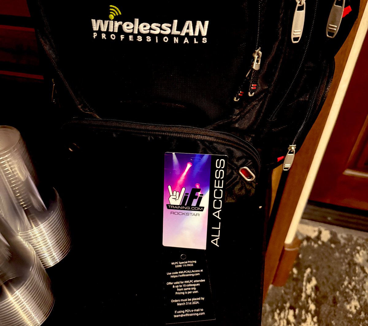 RockstarWifi's tweet photo. Remember 1yr #AllAccessPass from @wifitraining is only $599 this year. That’s a $400 discount for the 10th #WLPC for you + up to 9 colleagues. Use code #WLPCAllAccess at checkout. Offer valid through March 31st 2024! Sign up at https://t.co/vbchJimAbJ @mrncciew @MY80211 @s0lst1c3 @wifi_john