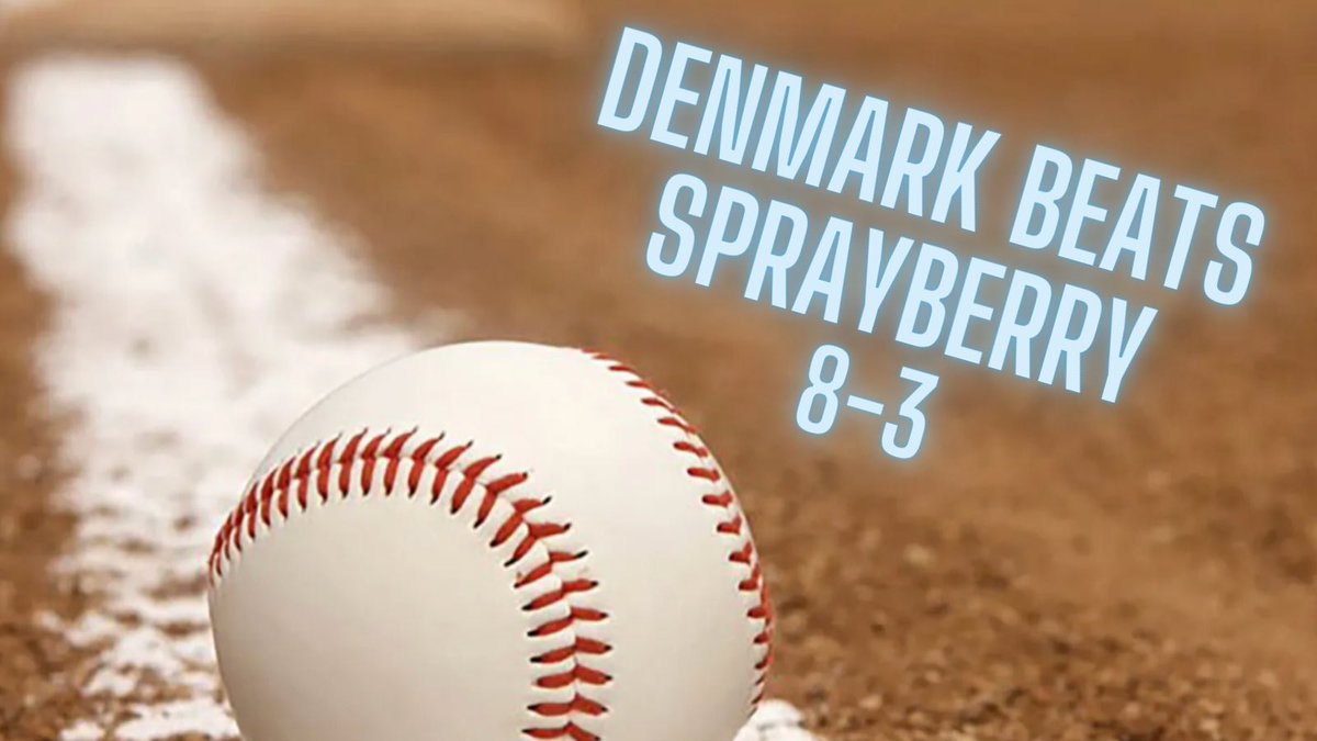 DenmarkDanesDugoutClub (@danesclub) on Twitter photo Varsity Danes beat Sprayberry tonight!
<a href="/AnthonyBiondo18/">Anthony Biondo</a> 5IP, 2H, 2 ER, 9Ks,
<a href="/StephenClark4/">Stephen Clark</a> 3/4, 1 RBI
<a href="/CameronKenney7/">Cameron Kenney</a> & <a href="/geno_goralski/">Geno Goralski</a> (3 RBI) each collected 2 hits Varsity Danes beat Sprayberry tonight!
<a href="/AnthonyBiondo18/">Anthony Biondo</a> 5IP, 2H, 2 ER, 9Ks,
<a href="/StephenClark4/">Stephen Clark</a> 3/4, 1 RBI
<a href="/CameronKenney7/">Cameron Kenney</a> & <a href="/geno_goralski/">Geno Goralski</a> (3 RBI) each collected 2 hits