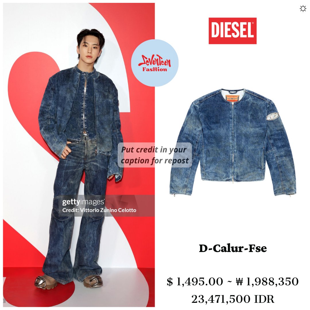 Hoshi style in Diesel Milan Fashion Week FW24 Collection (240221