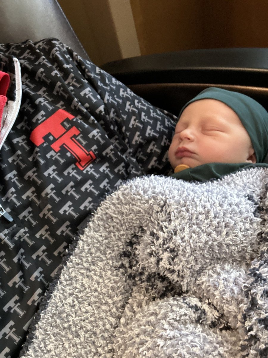 Momma did good! Future Red Raider right here. #WreckEm #warnerseeds