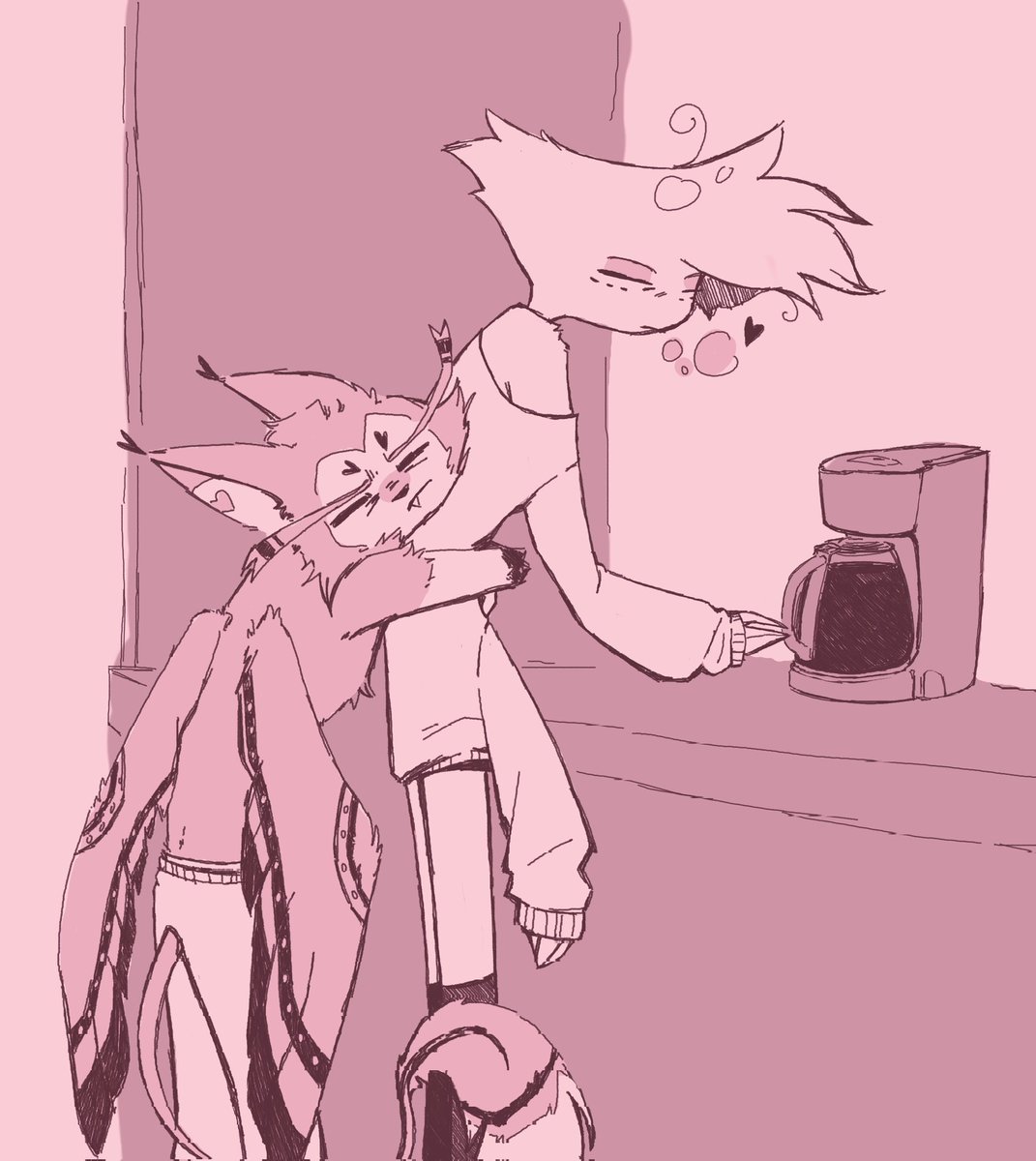 JassHands111's tweet photo. still sleepy🩷🖤

#HazbinHotel #angeldusthazbinhotel #huskerhazbinhotel #huskerdust https://t.co/mDBIOIOuOV