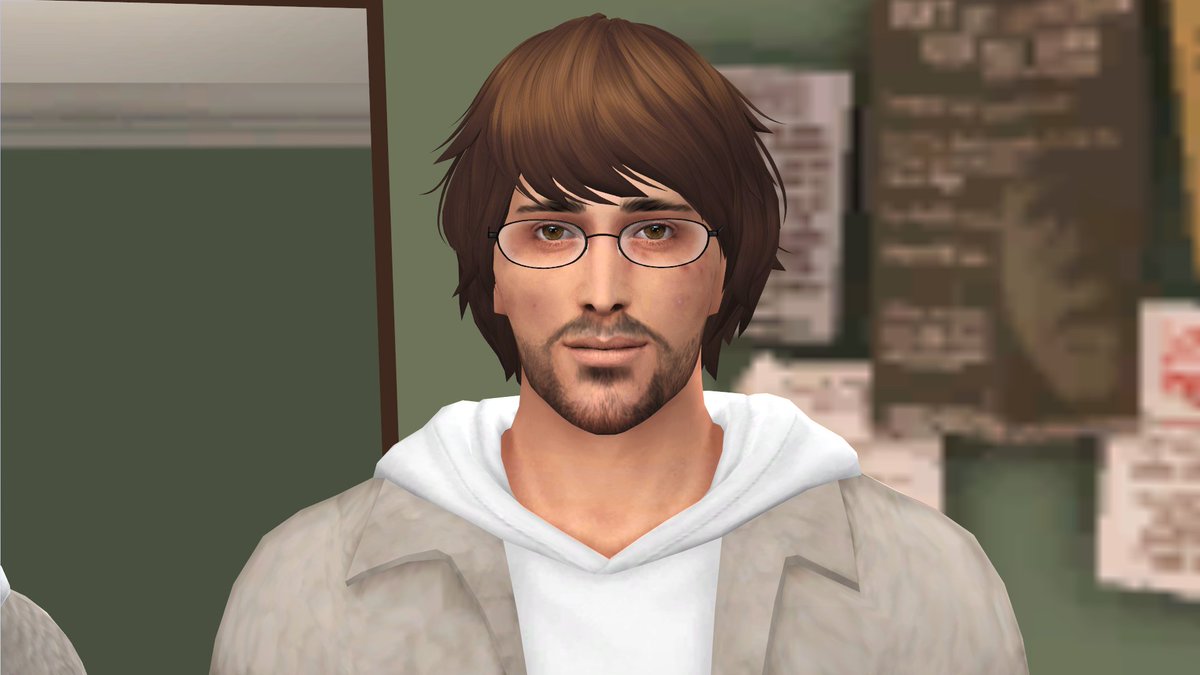SimsNation506's tweet photo. They say Roger 0'Keefe was on the Assault team that liberated Strangerville from the Alien Plant. They say a spore exploded in his face, causing terrible burns. Of course, he won't confirm or deny it. Visit Sims Nation, on Patreon. https://t.co/hxPh1fWKtD https://t.co/thoLrUqqsd