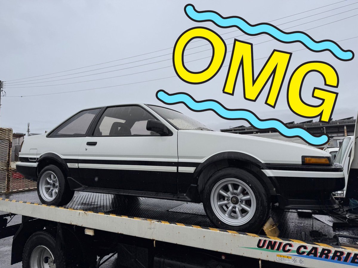 Warraich_Trd's tweet photo. 春が来る頃にまさかの再びの出会い😍本日買取させて頂きました😁👍AE86 昭和60年式　トヨタ　スプリンター　トレノ　近いうちに出品予定？？！！　#AE86 #ハチロク　#旧車　＃トヨタAE86 ＃トレノスプリンター　＃中古車売ります https://t.co/NdDlqwWw3t