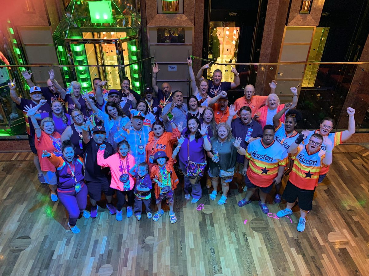 AstrosCruise's tweet photo. Join us for our 3rd Annual Cruise for Astros Fans. 7 Days at sea with 250 Fans on Carnival Jubilee. Come for the cruise, stay for the bar crawls, WS trophy photo ops, Astros Family Feud, giveaways, charity auction, slot pulls, and custom cruise gear https://t.co/DRL29fjQd6 https://t.co/DR40viMU5T