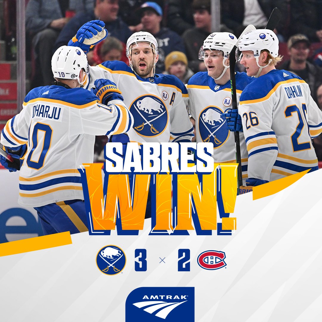 BUFFALO. SABRES. WIN‼️

#LetsGoBuffalo