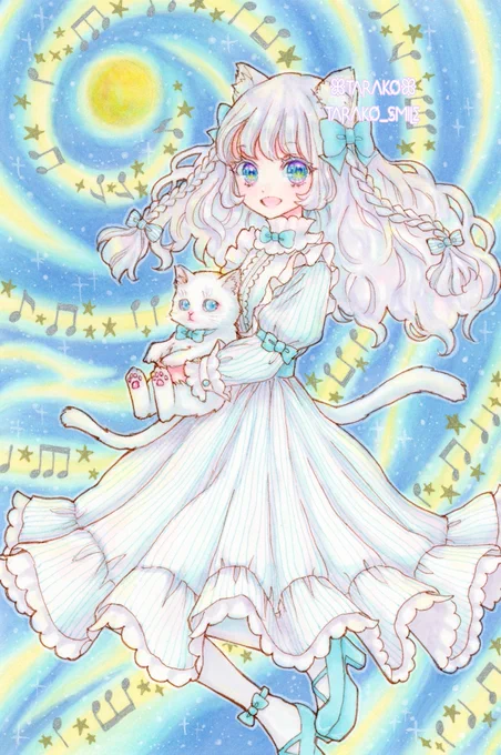 #猫の日#猫の日2024 にゃんにゃんにゃんの日なので猫耳ちゃんはとにかくたくさん描いてます 