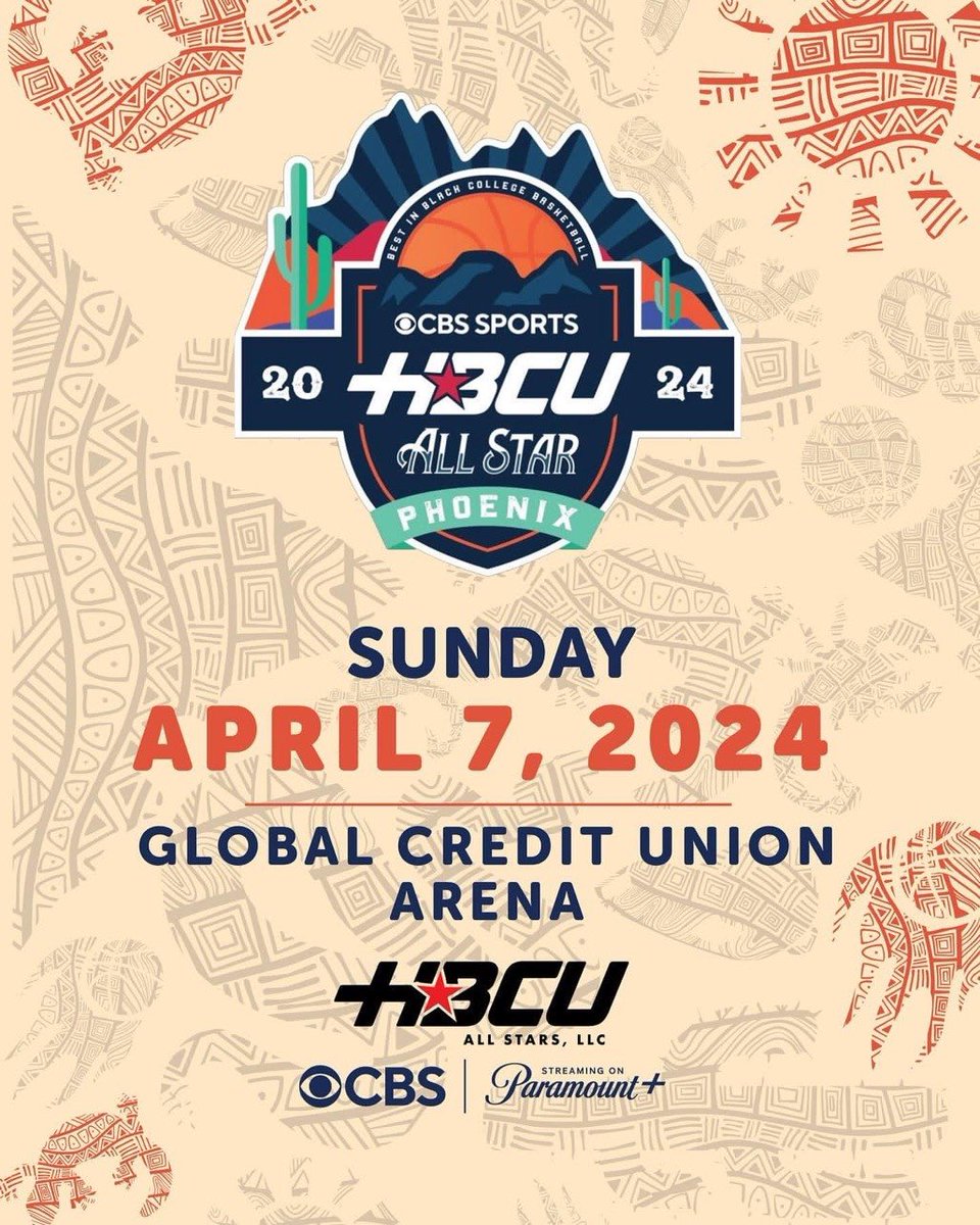 puhsdba's tweet photo. Please purchase your tickets to the upcoming HBCU All-Star Game on 4/7/2024 @ the Global Credit Union Arena. It will be televised on CBS: https://t.co/OIwpNFJUVI https://t.co/ld8vxVI49y