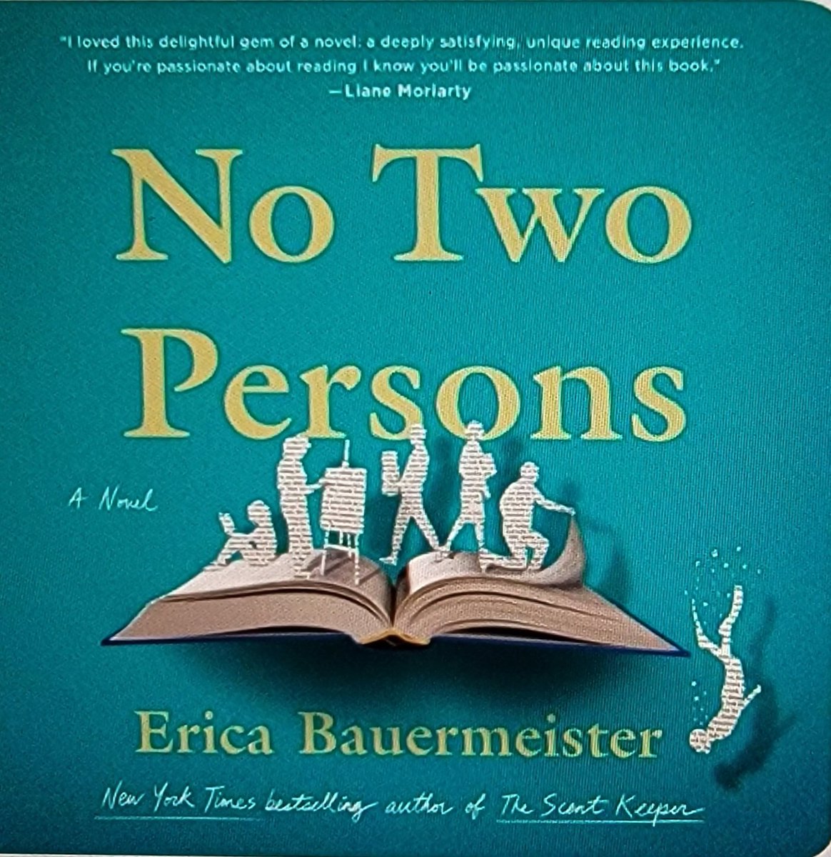 Another excellent novel from my 2023 top ten book list. I especially enjoyed the audiobook version of NO TWO PERSONS #ericabauermeister @StMartinsPress Highly recommended!