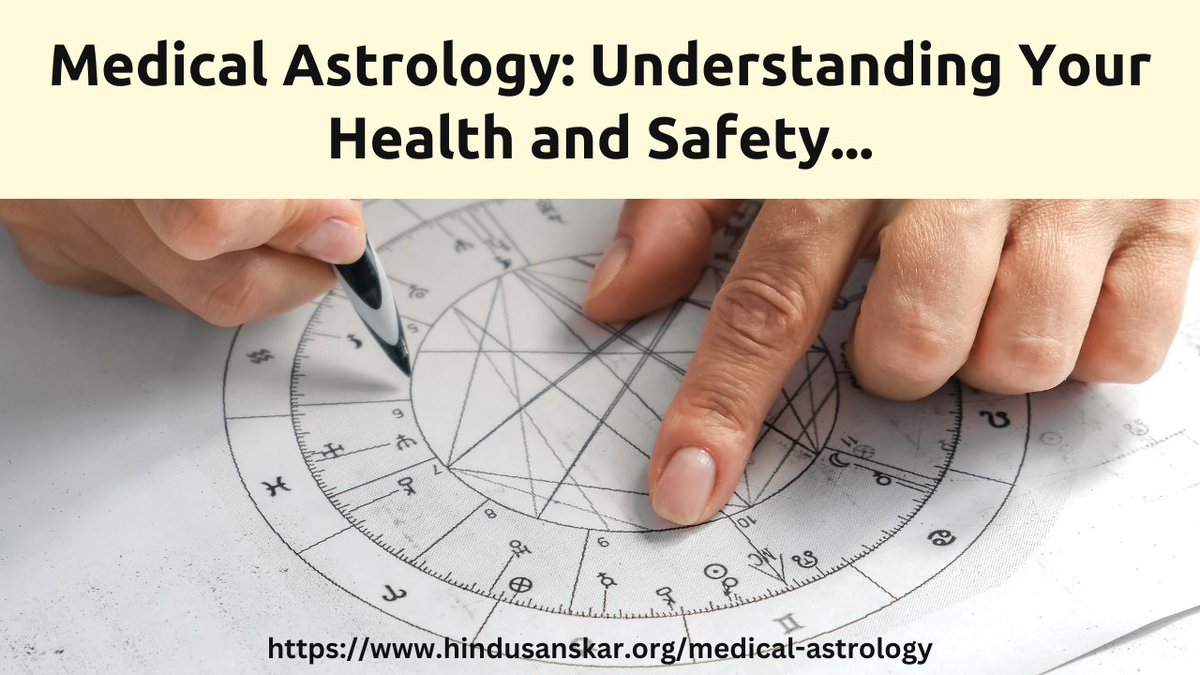 vedic_sanskar's tweet photo. Medical astrology links positions of planets and stars in your birth chart to potential health concerns.

Proponents say understanding your "astrological health blueprint"

https://t.co/BpeyBly3hn

#astrology #careerastrology #moneyastrology #relocationastrology #ASTRO https://t.co/Axk0FxBRoS