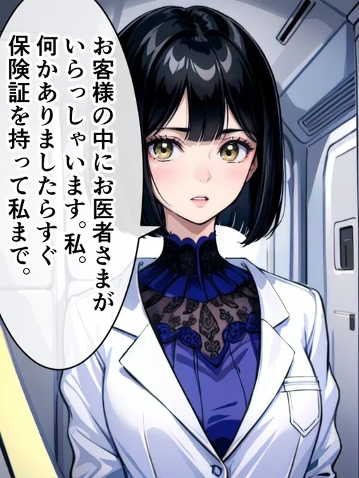 重病人が出たのかと思ったら、ただの営業活動だった女医ちゃん。 
