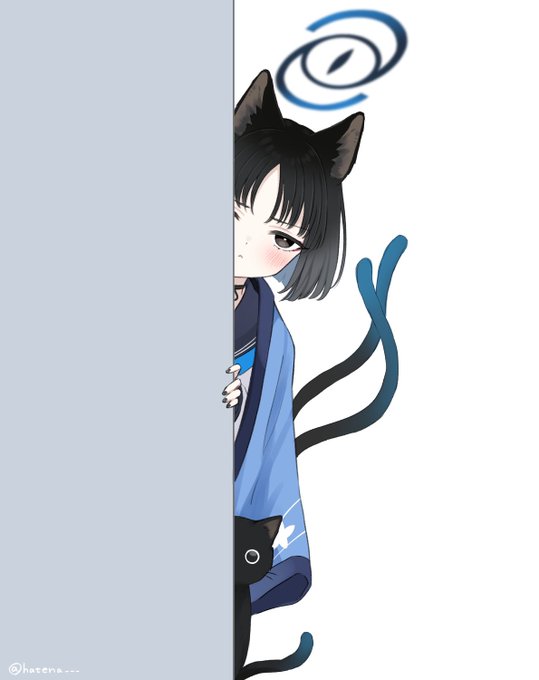 「前髪 黒猫」のTwitter画像/イラスト(新着)