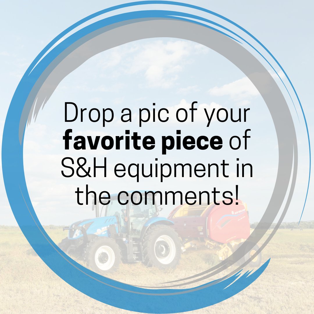 S&H strives to keep a large selection of equipment in stock for our customers from Agricultural, to Construction, to Lawn & Garden, to Powersports and everything in between! Show us a picture of your favorite equipment in the comments!

#SandHCountry #workandplay #equipment #dirt