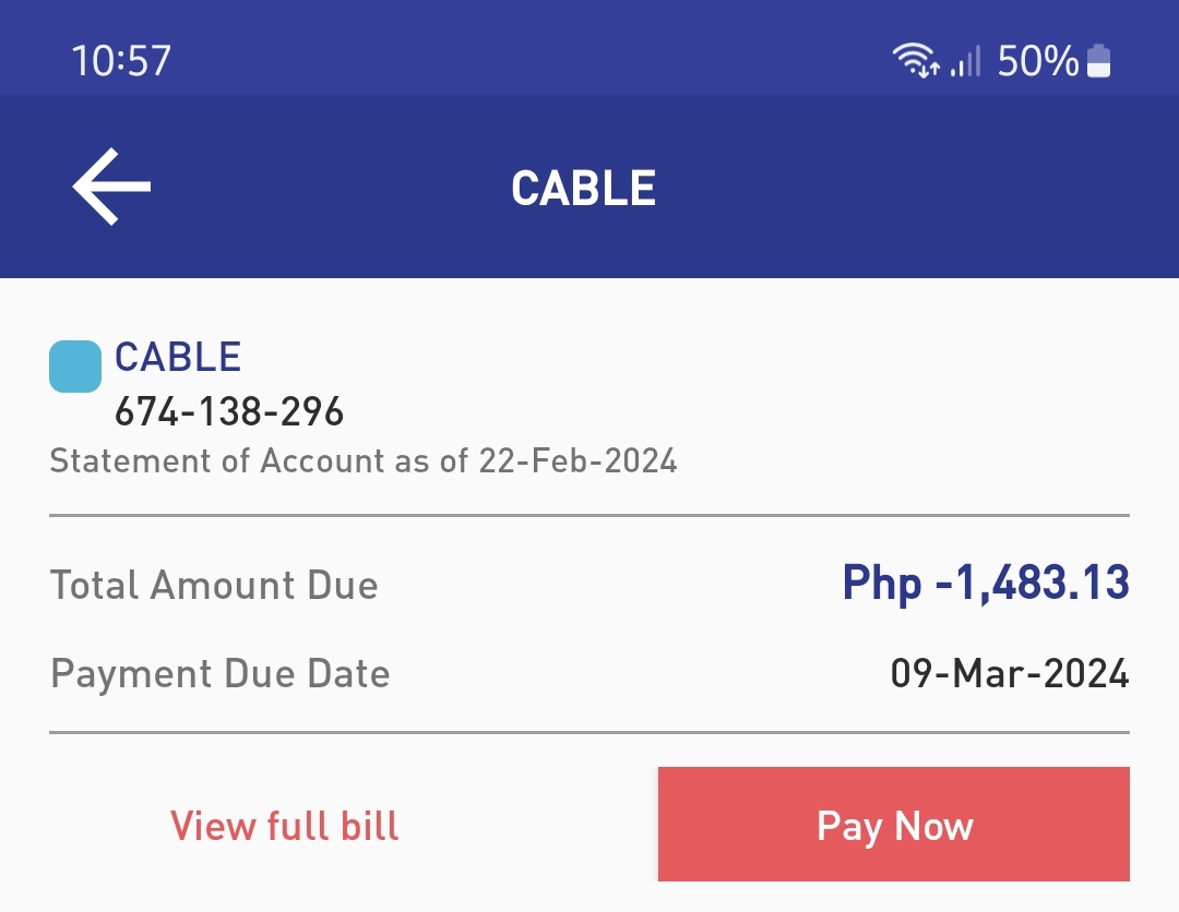 Sad to see that Sky is now ending its SkyCable services. Pero I didn't notice that I paid too much HAHAHA
