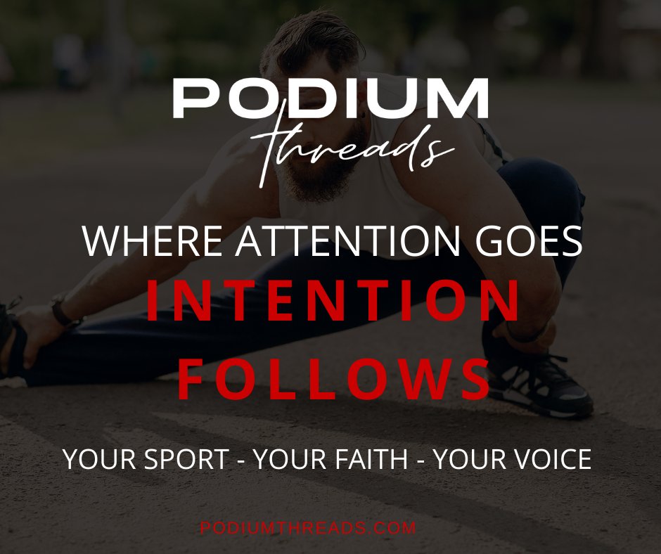 podiumthreads's tweet image. Where your Attention goes, your Intention follows.

podiumthreads.com

Your Sport - Your Faith - Your Voice

#focusedattention #christfirst