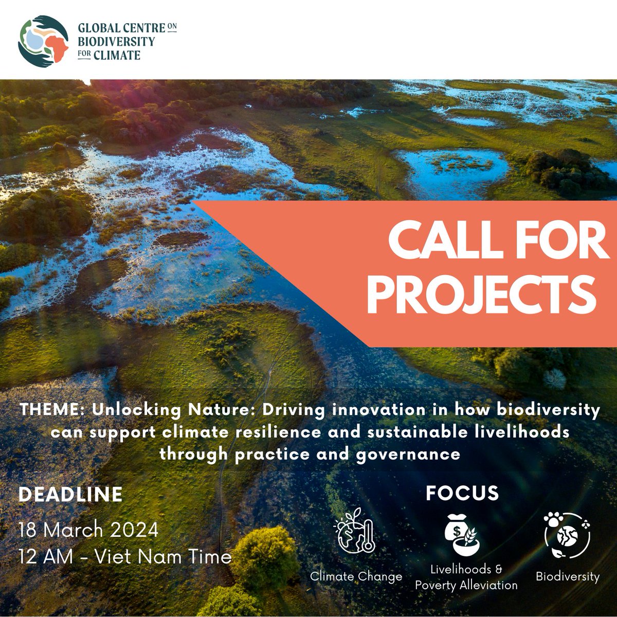 UKinVietnam's tweet photo. The 2nd round of our @gcbc_org Research Grant Competition is now open, inviting applications focused on innovation in biodiversity to support climate resilience &amp; sustainable livelihoods.

Deadline: 12 AM 🇻🇳 Time, 18/3/2024.

>> Learn more: https://t.co/tvgEFfC2yi https://t.co/K6MImDNX6U