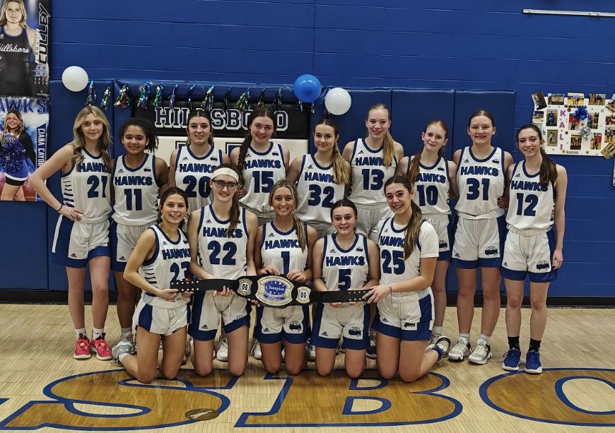 Girls🏀 results vs Herculaneum:
JV wins 23-4 in 2qtrs
Varsity wins 71-30  
That’s a regular season wrap with a 23-2 record. Now onto the post season. Great job ladies!!
<a href="/hillsborogirls/">HillsboroGirls_BBall</a> <a href="/STLhssports/">STLhighschoolsports</a> <a href="/MyMoInfoSports/">KTJJ/KREI Sports</a> @KJFFSPORTS <a href="/myleaderpaper/">Leader Publications</a> <a href="/scoreboardguy/">SCOREBOARD GUY</a>